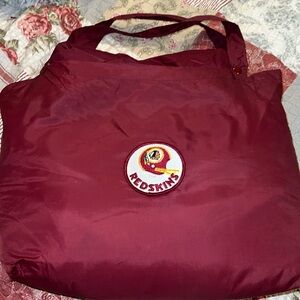 Vintage Washington Redskins packable blanket 52” x 40” chalk line